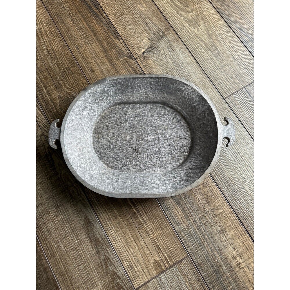 Guardian Service Wear Cast Aluminum Oval Platter 14 1/4” x 10 1/2”